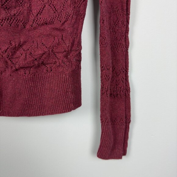 A New Day Women's Lace Knit Cardigan, Size M - Picture 3 of 5